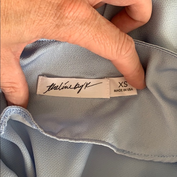The Line by K Florence Slip Dress in Powder Blue - Picture 3 of 8